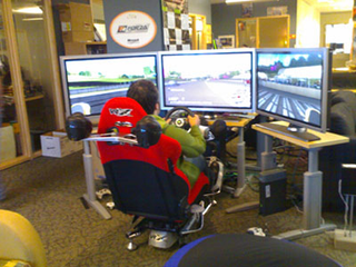 Illustration for article titled VRX Makes The Ultimate Xbox 360 Driving Setup a Reality